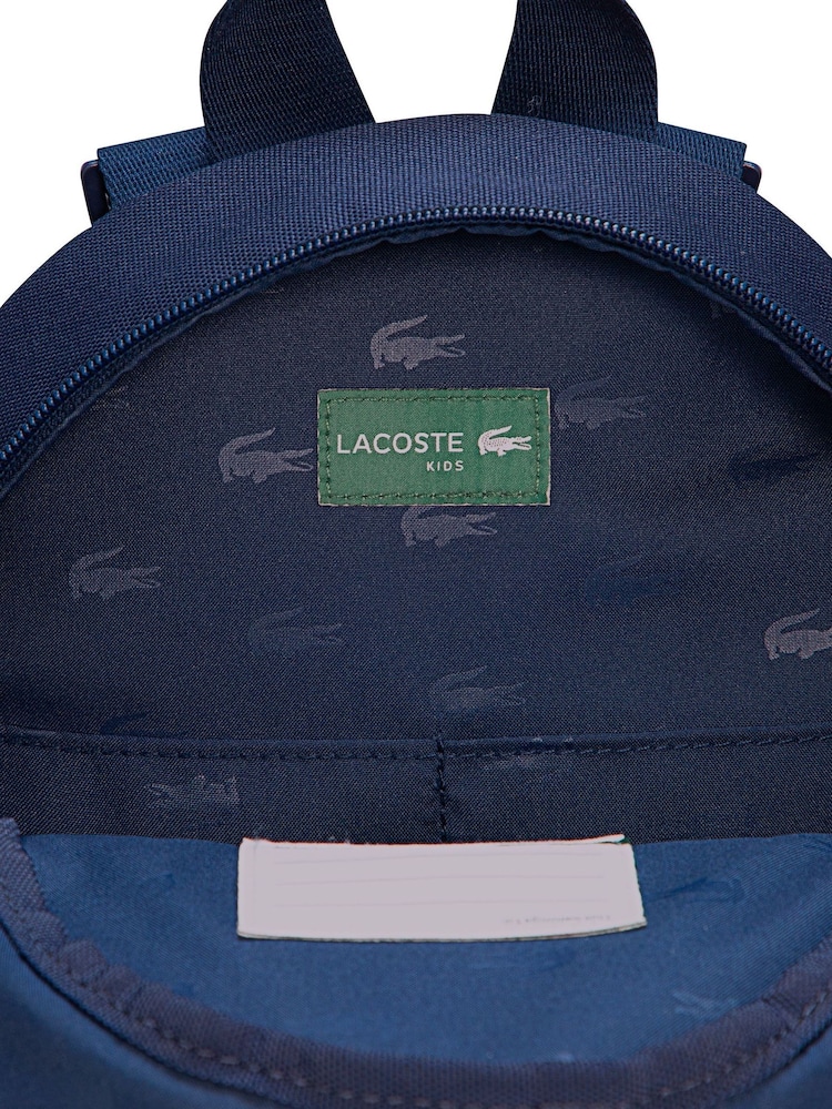 Lacoste Blue Core Mini Backpack - Image 6 of 6 Lacoste Blue Core Mini Backpack - Image 6 of 6