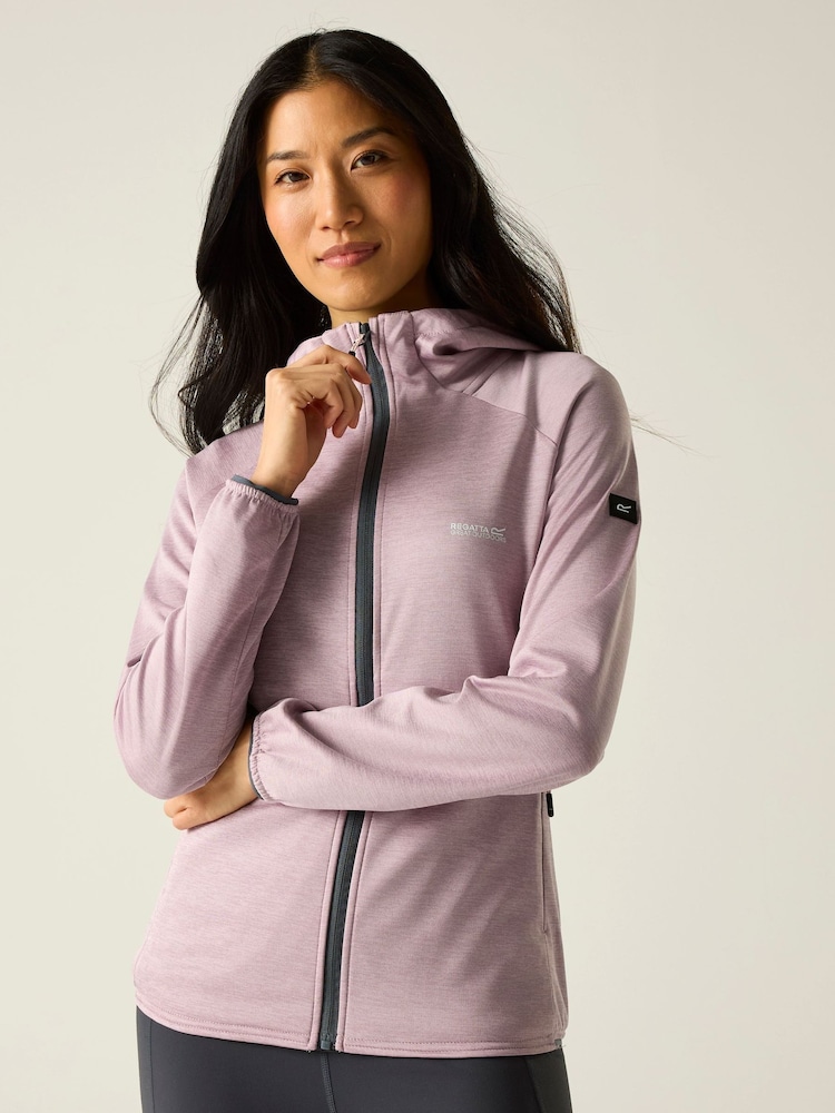 Regatta Purple Ferna Midlayer Hoodie - Image 1 of 7 Regatta Purple Ferna Midlayer Hoodie - Image 1 of 7
