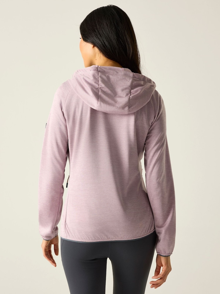 Regatta Purple Ferna Midlayer Hoodie - Image 2 of 7 Regatta Purple Ferna Midlayer Hoodie - Image 2 of 7