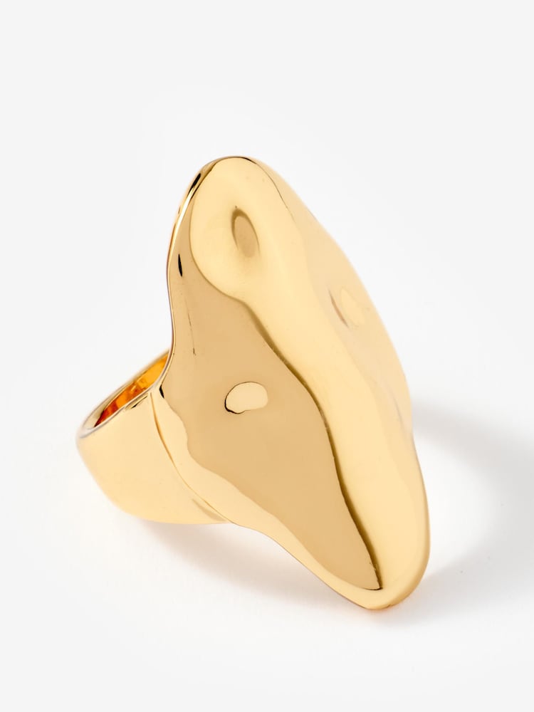 Mint Velvet Gold Tone Sculptural Ring - Image 1 of 3