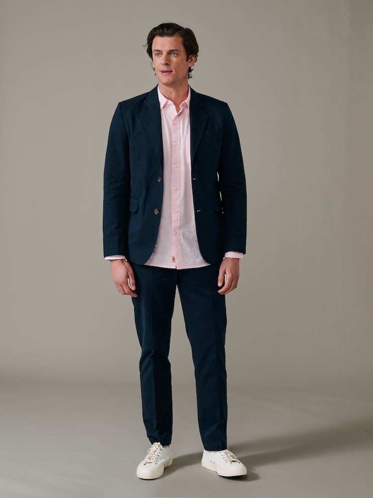 Aubin Coleby Lightweight Cotton Suit Jacket - Image 2 of 3 Aubin Coleby Lightweight Cotton Suit Jacket - Image 2 of 3