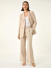 Roman Natural Single Breasted Stretch Blazer - Image 4 of 5