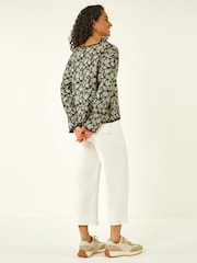 Roman διπλής όψης τυπωμένο Καπιτονέ μπουφάν - Εικόνα 3 από 5