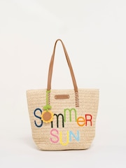 Brakeburn Natural Summer Sun Beach Bag - Image 1 of 5