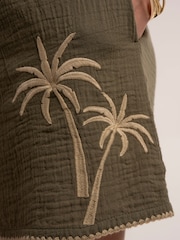 Brakeburn Green Darcy Shorts - Image 5 of 6