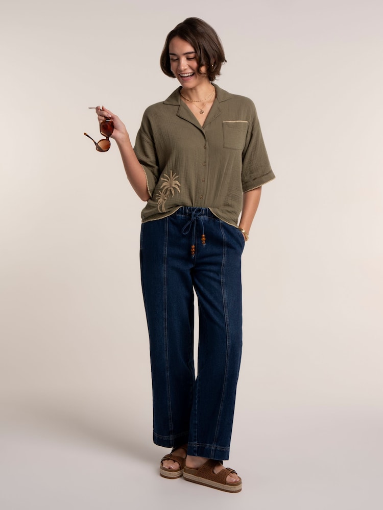 Brakeburn Green Bruna Blouse - Image 1 of 6 Brakeburn Green Bruna Blouse - Image 1 of 6
