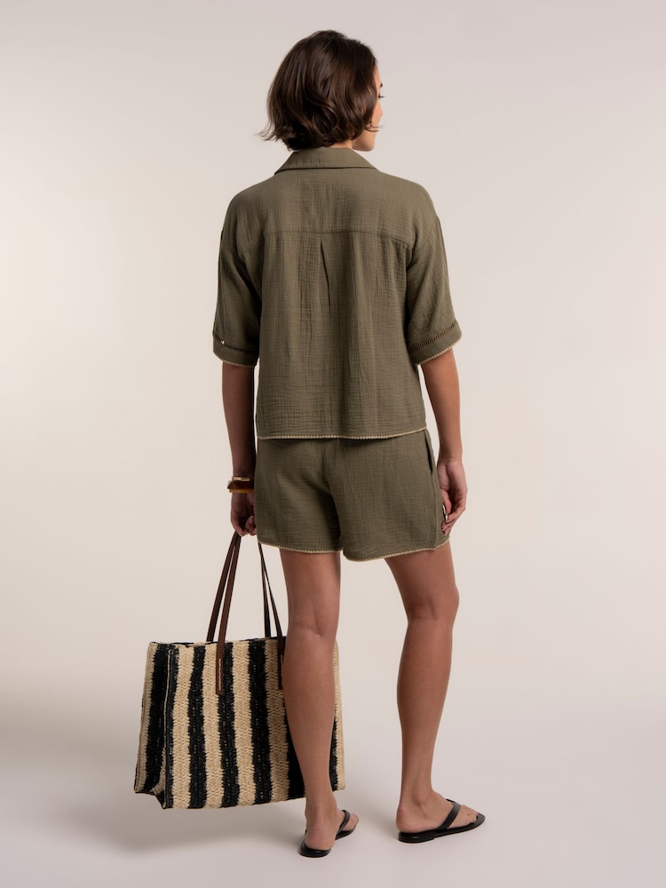 Brakeburn Green Bruna Blouse - Image 2 of 6 Brakeburn Green Bruna Blouse - Image 2 of 6