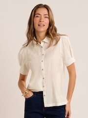 Brakeburn White Jackeline Blouse - Image 1 of 6