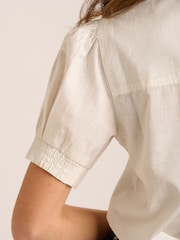 Brakeburn White Jackeline Blouse - Image 3 of 6