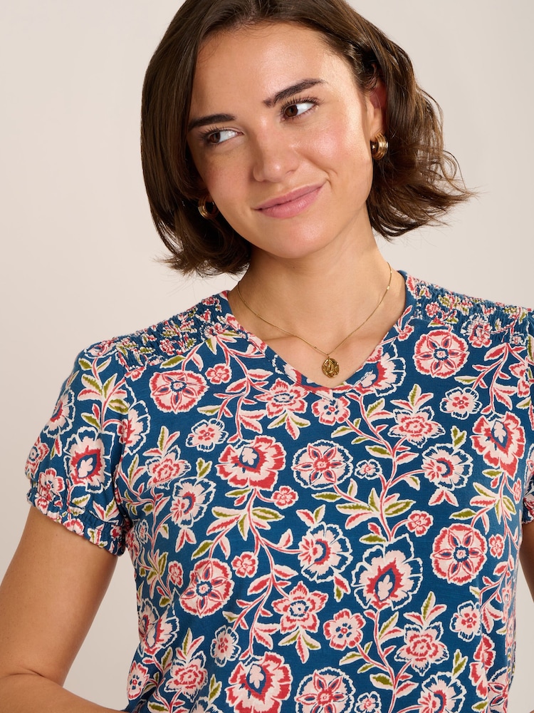 Brakeburn Blue Sheridan Blouse - Image 6 of 6