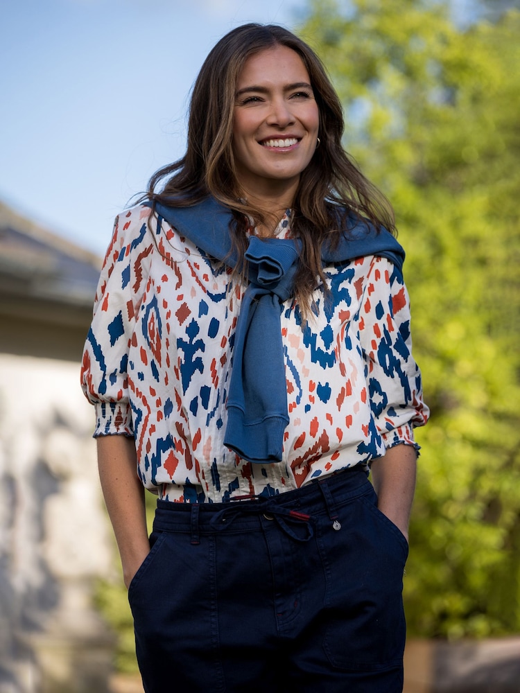 Brakeburn Cream Yuki Blouse - Image 1 of 6 Brakeburn Cream Yuki Blouse - Image 1 of 6