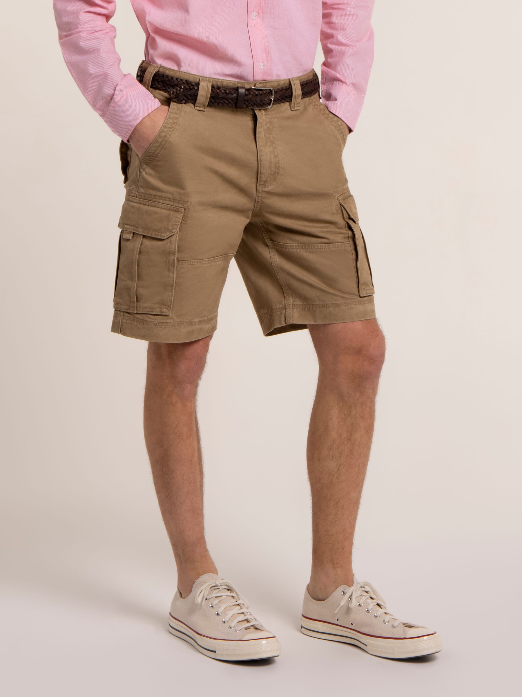 Buy Brakeburn Natural Tickton Twill Cargo Shorts from Next Singapore