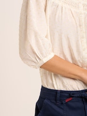 Brakeburn Cream Boardwalk Blouse - Image 6 of 6