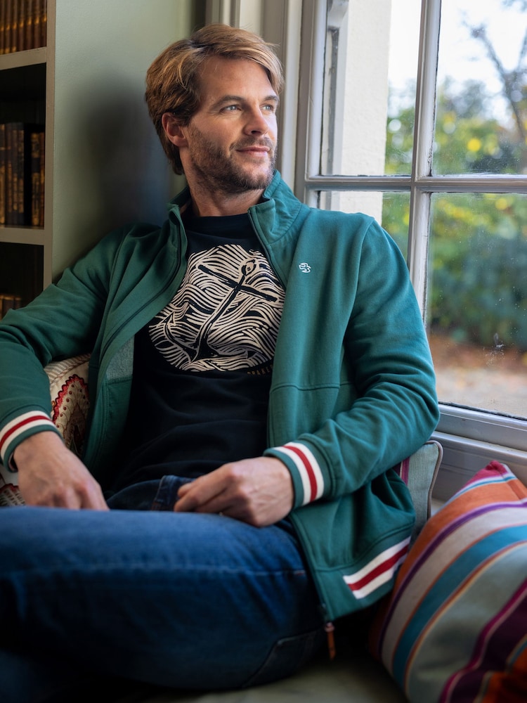 Brakeburn Blue Ratley T-Shirt - Image 1 of 4 Brakeburn Blue Ratley T-Shirt - Image 1 of 4