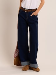 Brakeburn Blue Wide Leg Jeans - Image 1 of 6