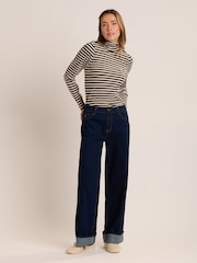 Brakeburn Blue Wide Leg Jeans - Image 5 of 6