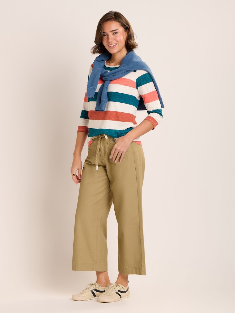 Brakeburn Natural Natalia Trousers - Image 6 of 6 Brakeburn Natural Natalia Trousers - Image 6 of 6