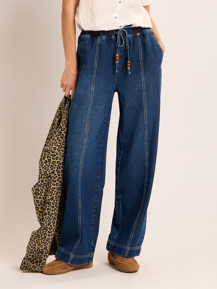 Brakeburn Blue Tayanna Trousers - Image 1 of 6 Brakeburn Blue Tayanna Trousers - Image 1 of 6