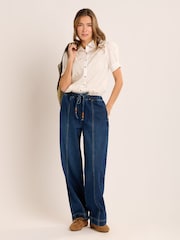 Brakeburn Blue Tayanna Trousers - Image 4 of 6