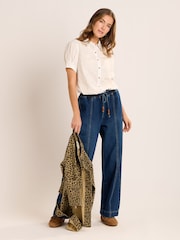 Brakeburn Blue Tayanna Trousers - Image 6 of 6