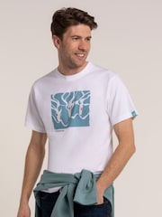 Brakeburn White Rampside T-Shirt - Image 1 of 6