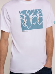 Brakeburn White Rampside T-Shirt - Image 3 of 6