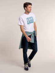 Brakeburn White Rampside T-Shirt - Image 4 of 6