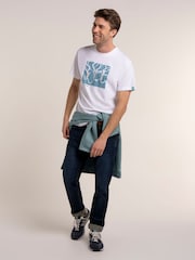 Brakeburn White Rampside T-Shirt - Image 6 of 6
