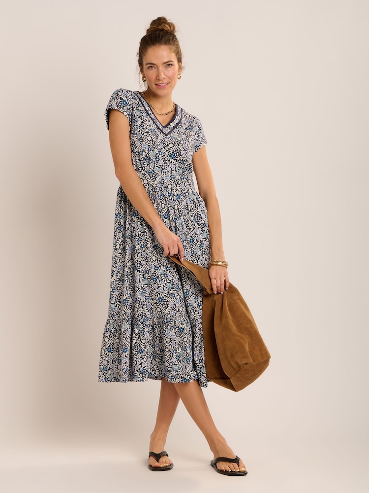 Brakeburn Blue Lucia Dress - Image 1 of 6 Brakeburn Blue Lucia Dress - Image 1 of 6