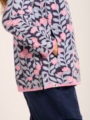 Brakeburn Blue Asker Quarter Zip Sweatshirt - Image 5 of 6