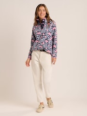 Brakeburn Blue Asker Quarter Zip Sweatshirt - Image 6 of 6