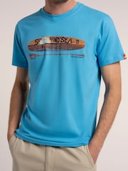 Brakeburn Blue Rathen T-Shirt - Image 3 of 6