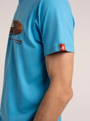 Brakeburn Blue Rathen T-Shirt - Image 5 of 6