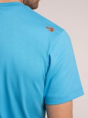 Brakeburn Blue Rathen T-Shirt - Image 6 of 6