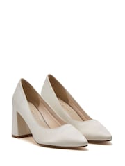 Rainbow Club Silver Aria Court Shoes- Satin - Image 2 of 4