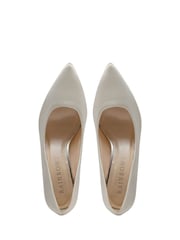 Rainbow Club Silver Aria Court Shoes- Satin - Image 4 of 4