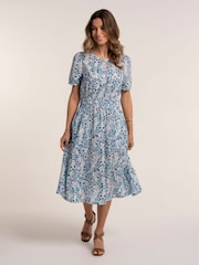Brakeburn Blue Nicoli Dress - Image 1 of 7