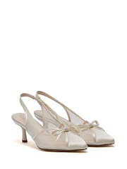 حذاء ستان بكعب صغير رقيق وحزام كاحل خلفي Olivia من Rainbow Club - Image 2 of 4