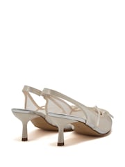 حذاء ستان بكعب صغير رقيق وحزام كاحل خلفي Olivia من Rainbow Club - Image 3 of 4