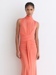 Reiss Orange Dress - Image 3 of 7