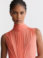 Reiss Orange Dress - Image 5 of 7