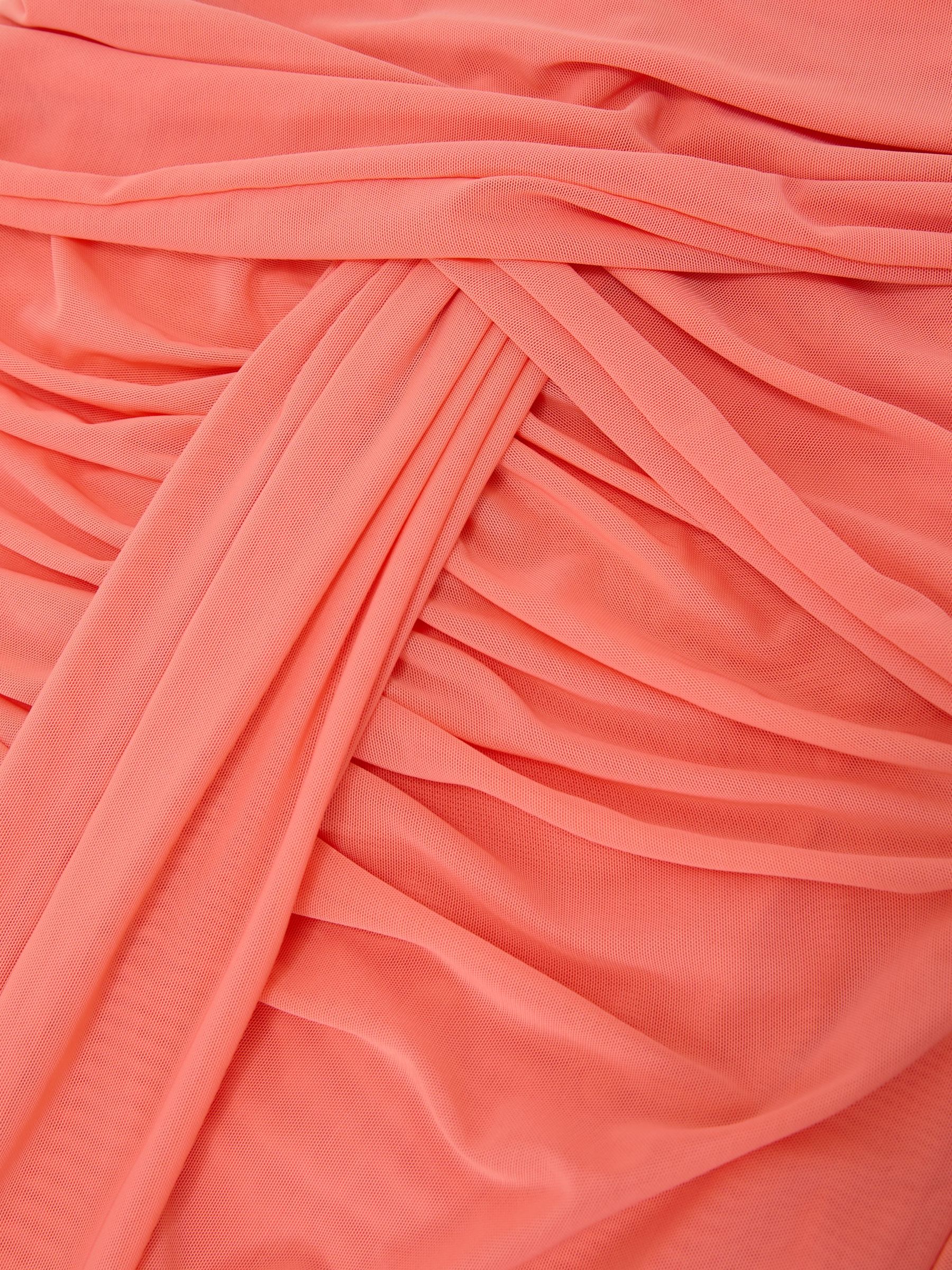 Buy Reiss Orange Starla Sheer Ruched Sleeveless Maxi Dress From The Buy Reiss Orange Starla Sheer Ruched Sleeveless Maxi Dress From The