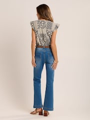 Brakeburn Blue Salinas Blouse - Image 2 of 5