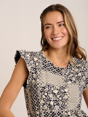 Brakeburn Blue Salinas Blouse - Image 3 of 5