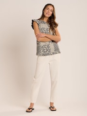 Brakeburn Blue Salinas Blouse - Image 4 of 5