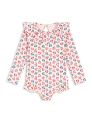 Konges Sløjd Pink Manuca Long Sleeve Swimsuit - Image 1 of 5