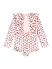 Konges Sløjd Pink Manuca Long Sleeve Swimsuit - Image 2 of 5