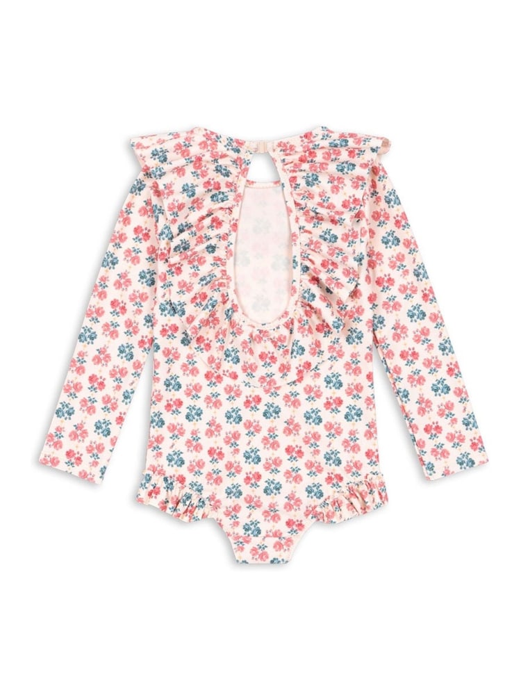 Konges Sløjd Pink Manuca Long Sleeve Swimsuit - Image 2 of 5