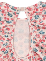 Konges Sløjd Pink Manuca Long Sleeve Swimsuit - Image 3 of 5