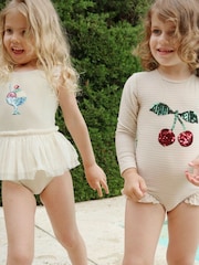 Konges Sløjd Cream Amandine Glitter Ice Cream Swimsuit - Image 2 of 11